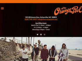 'theorangepeel.net' screenshot