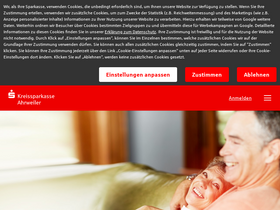 'kreissparkasse-ahrweiler.de' screenshot