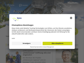 'hamm.de' screenshot