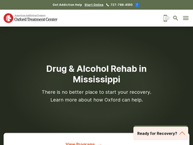 'oxfordtreatment.com' screenshot