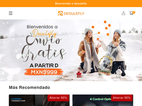 Desulefly homepage screenshot