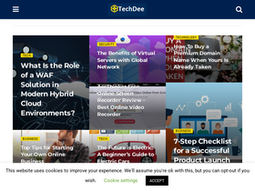 'techdee.com' screenshot