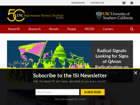 'isi.edu' screenshot