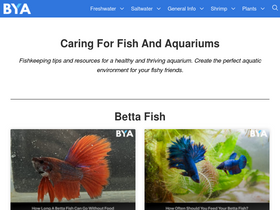 'buildyouraquarium.com' screenshot