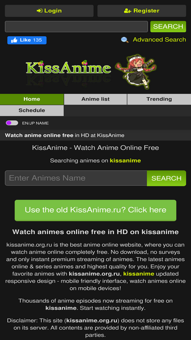 Kissanime mobile watch deals high quality