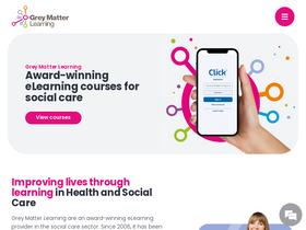 'greymatterlearning.co.uk' screenshot