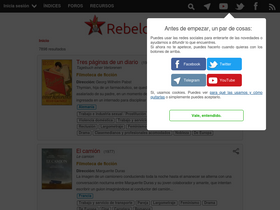 'rebeldemule.org' screenshot