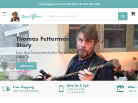 fetterman-crutches.com homepage screenshot