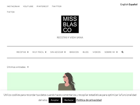 'missblasco.com' screenshot