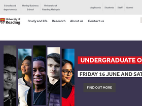 'reading.ac.uk' screenshot