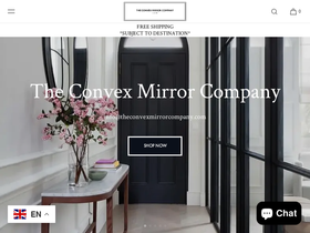 Theconvexmirrorcompany homepage screenshot