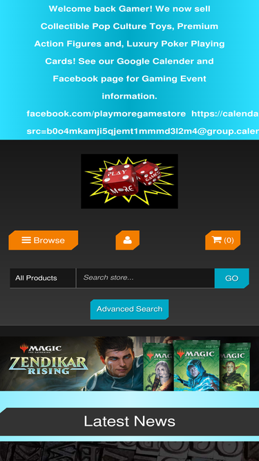 playmoregamestore.com