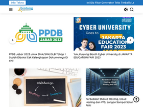 'bintangsekolahindonesia.com' screenshot