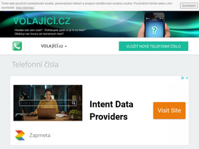 'volal.cz' screenshot