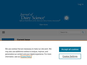 'journalofdairyscience.org' screenshot