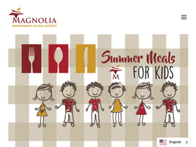 'magnoliaisd.org' screenshot