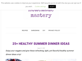'homemademastery.com' screenshot