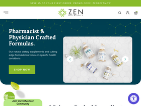 zennutrients.com website screenshot