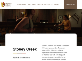 'stoneycreekhotels.com' screenshot