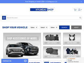 'hyundaishop.com' screenshot