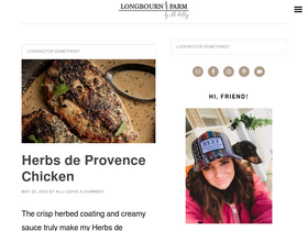 'longbournfarm.com' screenshot