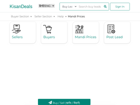 'kisandeals.com' screenshot