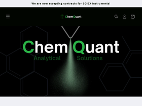 chemquant.com homepage screenshot