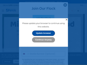 'northernparrots.com' screenshot