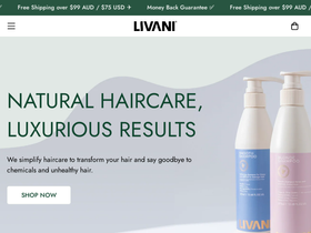 livani.com homepage screenshot