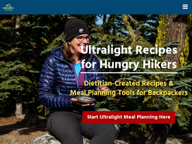 'backcountryfoodie.com' screenshot