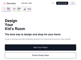'spacejoy.com' screenshot