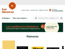 'leslibraires.ca' screenshot