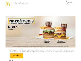 'mcdonalds.co.za' screenshot