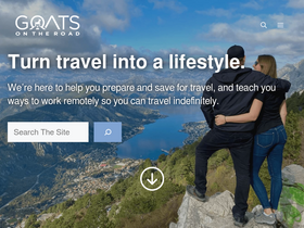 'goatsontheroad.com' screenshot