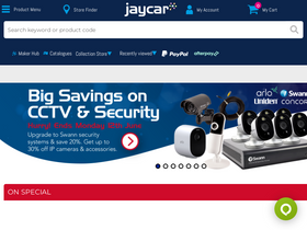'jaycar.co.nz' screenshot