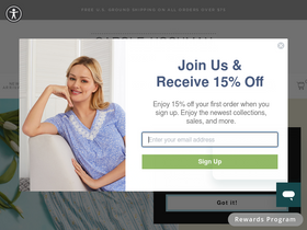 Carole Hochman Sleepwear website screenshot