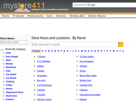 'mystore411.com' screenshot
