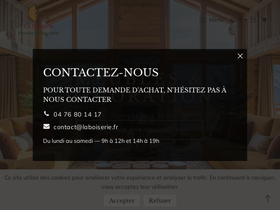 Laboiserie homepage screenshot