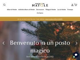 Magie di Natale homepage screenshot