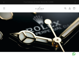 CLOCKX homepage screenshot
