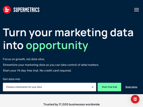 'supermetrics.com' screenshot