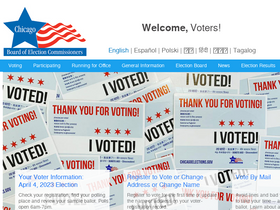 'chicagoelections.com' screenshot