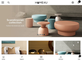 'home4u.in' screenshot