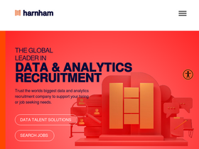 'harnham.com' screenshot