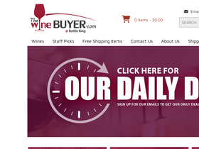 'thewinebuyer.com' screenshot