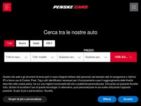 'penskecars.it' screenshot