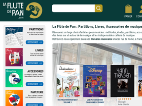 'laflutedepan.com' screenshot
