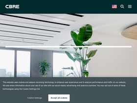 'cbre.com' screenshot