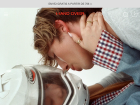 Hand Over homepage screenshot