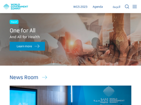 'worldgovernmentsummit.org' screenshot